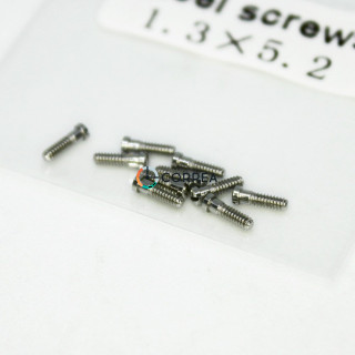 Винты для задних крышек часов 1,0х4,1 (10 штук) белый FVZK-011